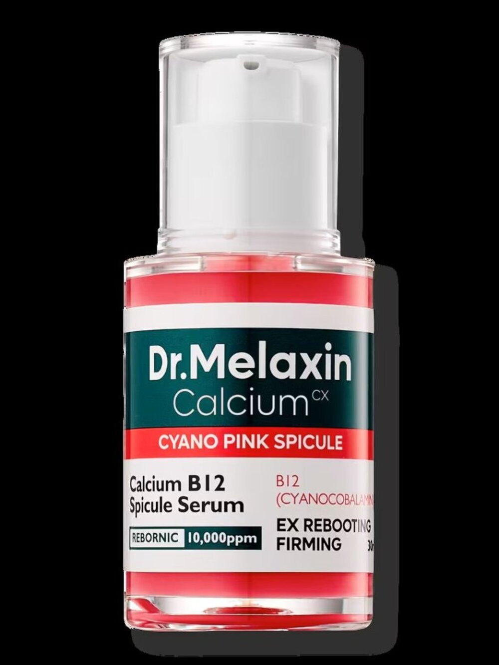 Dr.Melaxin Calcium Cyano Pink Spicule Serum Vitamin B12 Face 1.01 fl oz